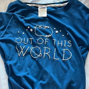 NEW Never Worn Pusheen Out of this World Space Pajama Top